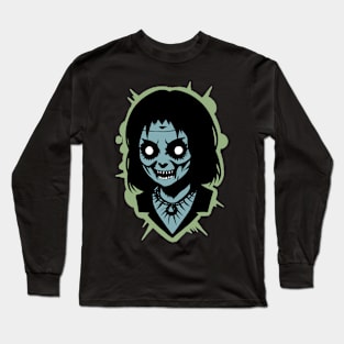 Possessed Gothic girl Long Sleeve T-Shirt